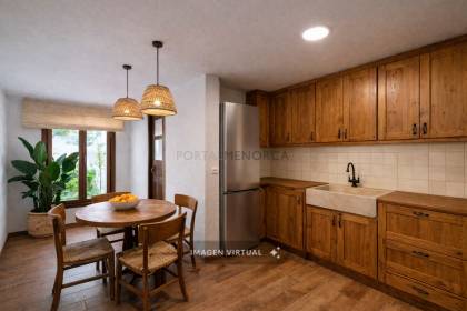 Practical ground floor house with patio in Es Mercadal