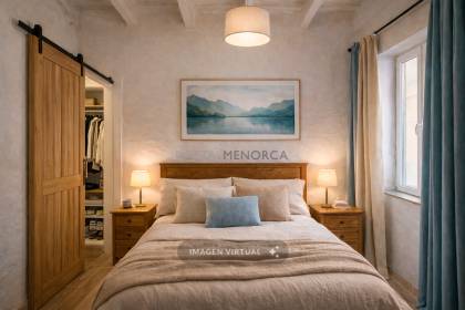 Practical ground floor house with patio in Es Mercadal