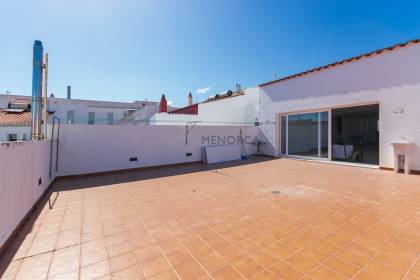 First floor flat with terrace for sale in the village of Sant Lluis