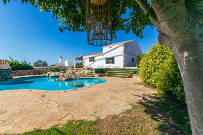 Auténtica casa de campo menorquina con piscina y mucho encanto en Ferreries