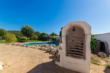 Auténtica casa de campo menorquina con piscina y mucho encanto en Ferreries