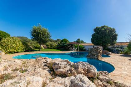 Auténtica casa de campo menorquina con piscina y mucho encanto en Ferreries
