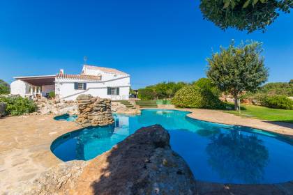 Auténtica casa de campo menorquina con piscina y mucho encanto en Ferreries