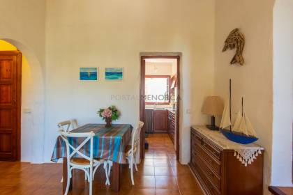 Apartment with two terraces and sea views in Playas de Fornells