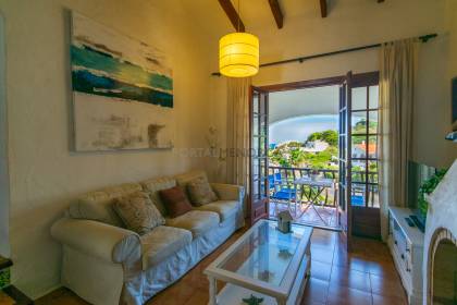 Apartment with two terraces and sea views in Playas de Fornells