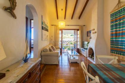 Apartment with two terraces and sea views in Playas de Fornells