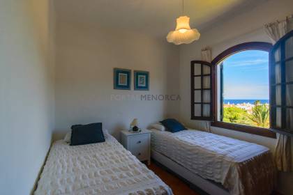 Apartment with two terraces and sea views in Playas de Fornells
