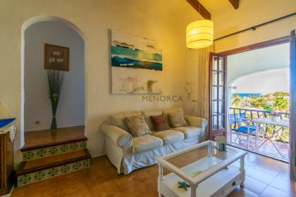 Apartment with two terraces and sea views in Playas de Fornells