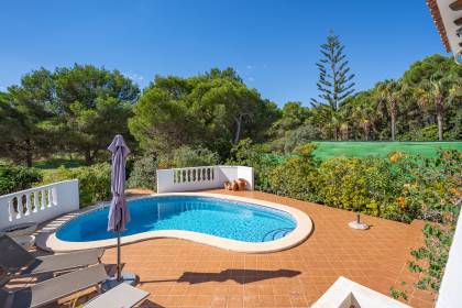 Cosy villa with great views of the golf course in Son Parc